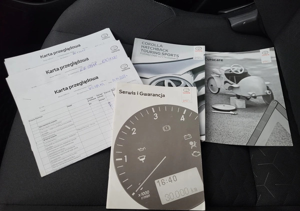 Toyota Corolla cena 64400 przebieg: 169000, rok produkcji 2019 z Szczytna małe 631